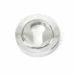 Polished Chrome Round Euro Escutcheon (Plain) 1