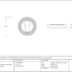 Polished Chrome Round Euro Escutcheon (Beehive) 3