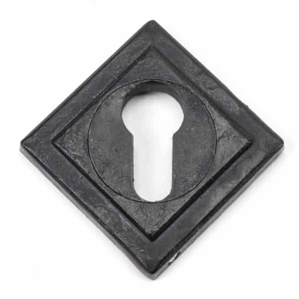 External Beeswax Round Euro Escutcheon (Square) 2