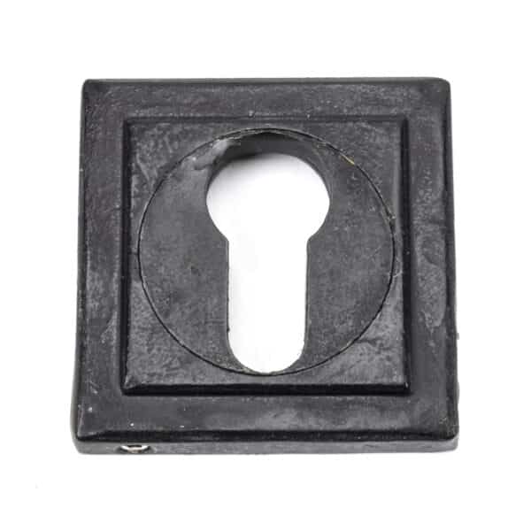 External Beeswax Round Euro Escutcheon (Square) 1