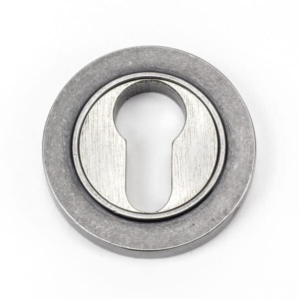 Pewter Round Euro Escutcheon (Plain) 1