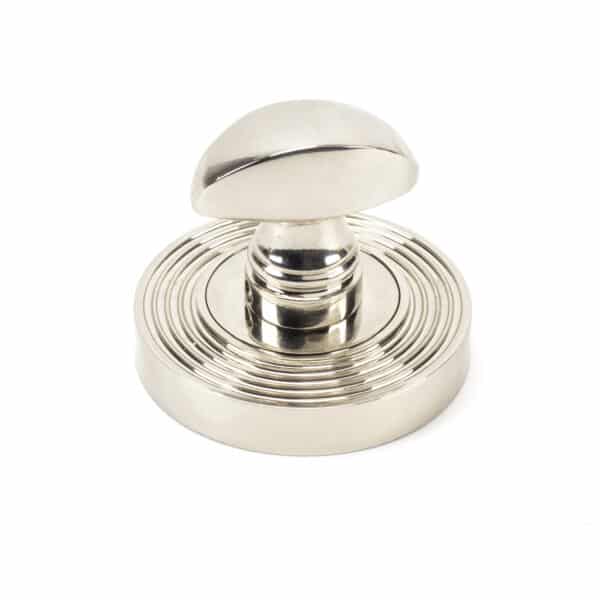 Polished Nickel Round Thumbturn Set (Beehive) 2