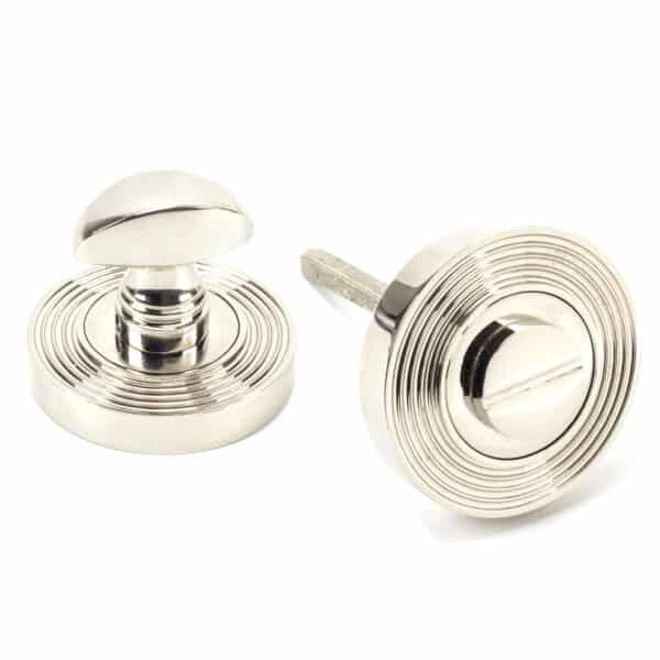 Polished Nickel Round Thumbturn Set (Beehive) 1