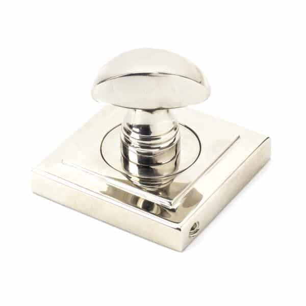 Polished Nickel Round Thumbturn Set (Square) 2