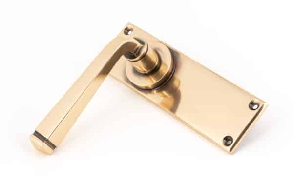 Polished Bronze Avon Lever Latch Set 2