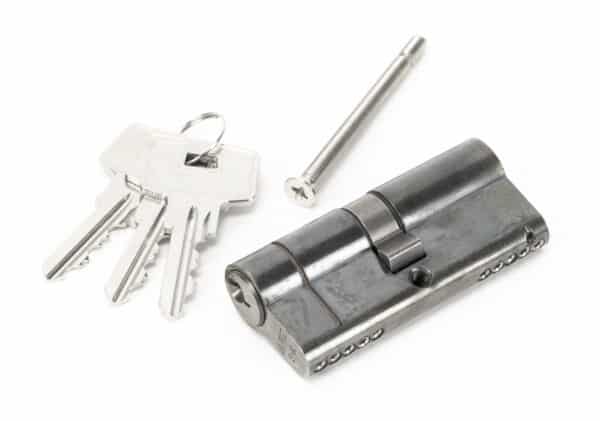 Pewter 35/35 5pin Euro Cylinder 2