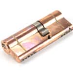 Polished Bronze 35/45 5pin Euro Cylinder 1