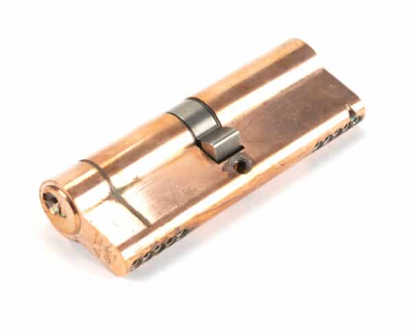 Polished Bronze 45/45 5pin Euro Cylinder 1