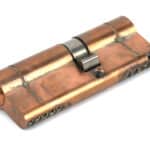 Polished Bronze 35/45 5pin Euro Cylinder KA 1