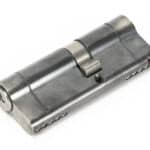 Pewter 35/45 5pin Euro Cylinder KA 1