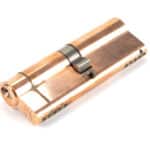Polished Bronze 45/45 5pin Euro Cylinder KA 1