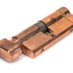 Polished Bronze 35T/45 5pin Euro Cylinder/Thumbturn 2