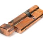 Polished Bronze 35/45T 5pin Euro Cylinder/Thumbturn 2