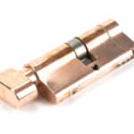 Polished Bronze 35/35 5pin Euro Cylinder/Thumbturn KA 2