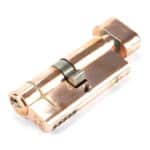 Polished Bronze 35/35 5pin Euro Cylinder/Thumbturn KA 1