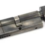 Pewter 40/40 5pin Euro Cylinder/Thumbturn KA 1