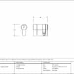 Pewter 30/10 5pin Single Cylinder 3