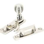 Polished Nickel Beehive Sash Hook Fastener 1