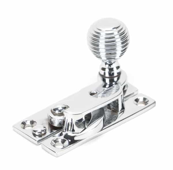 Polished Chrome Beehive Sash Hook Fastener 2