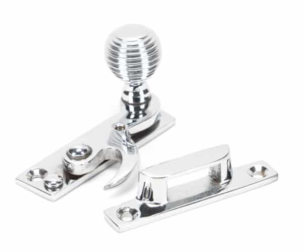 Polished Chrome Beehive Sash Hook Fastener 1