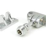 Polished Chrome Beehive Brighton Fastener (Radiused) 2