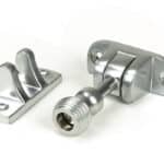 Satin Chrome Beehive Brighton Fastener (Radiused) 2