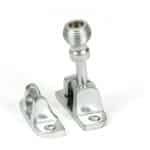 Satin Chrome Beehive Brighton Fastener (Radiused) 1