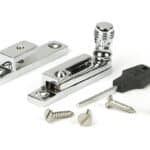 Polished Chrome Prestbury Quadrant Fastener - Narrow 2
