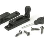 Aged Bronze Beehive Quadrant Fastener - Narrow 2