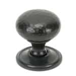 Aged Bronze Hammered Mushroom Cabinet Knob 38mm 1