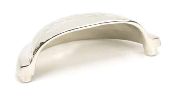 Polished Nickel Hammered Regency Concealed Drawer Pull 2