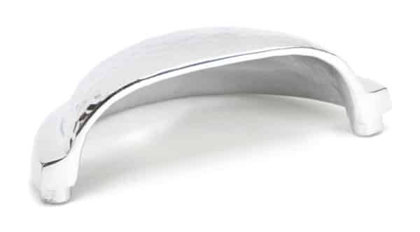 Polished Chrome Hammered Regency Concealed Drawer Pull 2