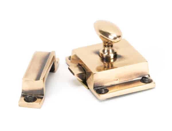 Polished Bronze Cabinet Latch 2