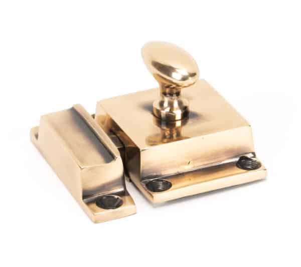 Polished Bronze Cabinet Latch 1