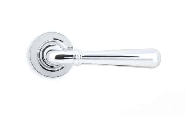 Polished Chrome Newbury Lever on Rose Set (Plain) 2