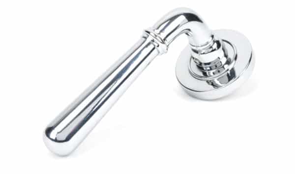 Polished Chrome Newbury Lever on Rose Set (Plain) 1