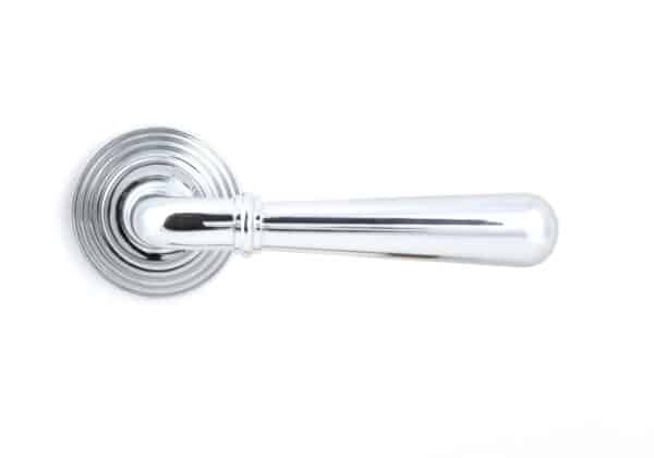 Polished Chrome Newbury Lever on Rose Set (Beehive) 2