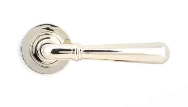 Polished Nickel Newbury Lever on Rose Set (Plain) 2