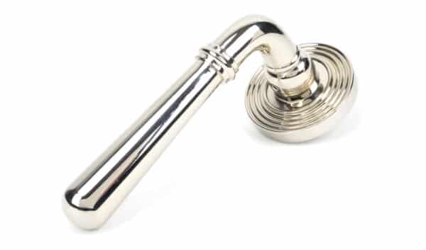 Polished Nickel Newbury Lever on Rose Set (Beehive) 1