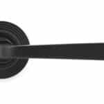 Aged Bronze Avon Round Lever on Rose Set (Beehive) 2