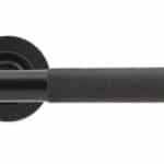 Aged Bronze Brompton Lever on Rose Set (Plain) 2