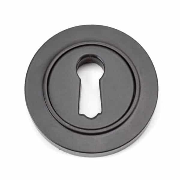 Aged Bronze Round Escutcheon (Plain) 1