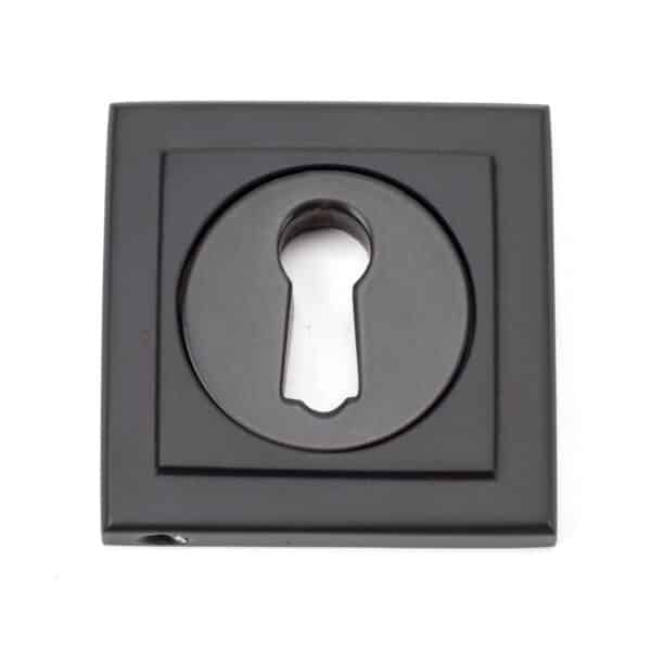 Aged Bronze Round Escutcheon (Square) 1