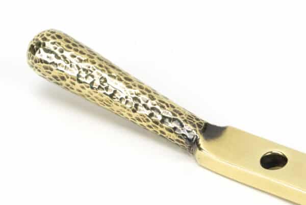 Aged Brass 8" Hammered Newbury Stay 2