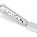 Polished Chrome 8" Hammered Newbury Stay 2