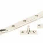 Polished Nickel 8" Hammered Newbury Stay 1
