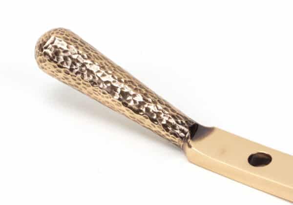 Polished Bronze 8" Hammered Newbury Stay 2