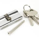 Polished Chrome 35/35 5pin Euro Cylinder KA 2