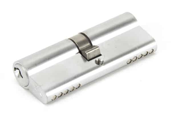 Satin Chrome 40/40 5pin Euro Cylinder KA 1