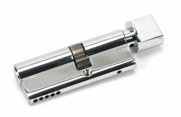 Polished Chrome 35T/45 5pin Euro Cylinder/Thumbturn 1